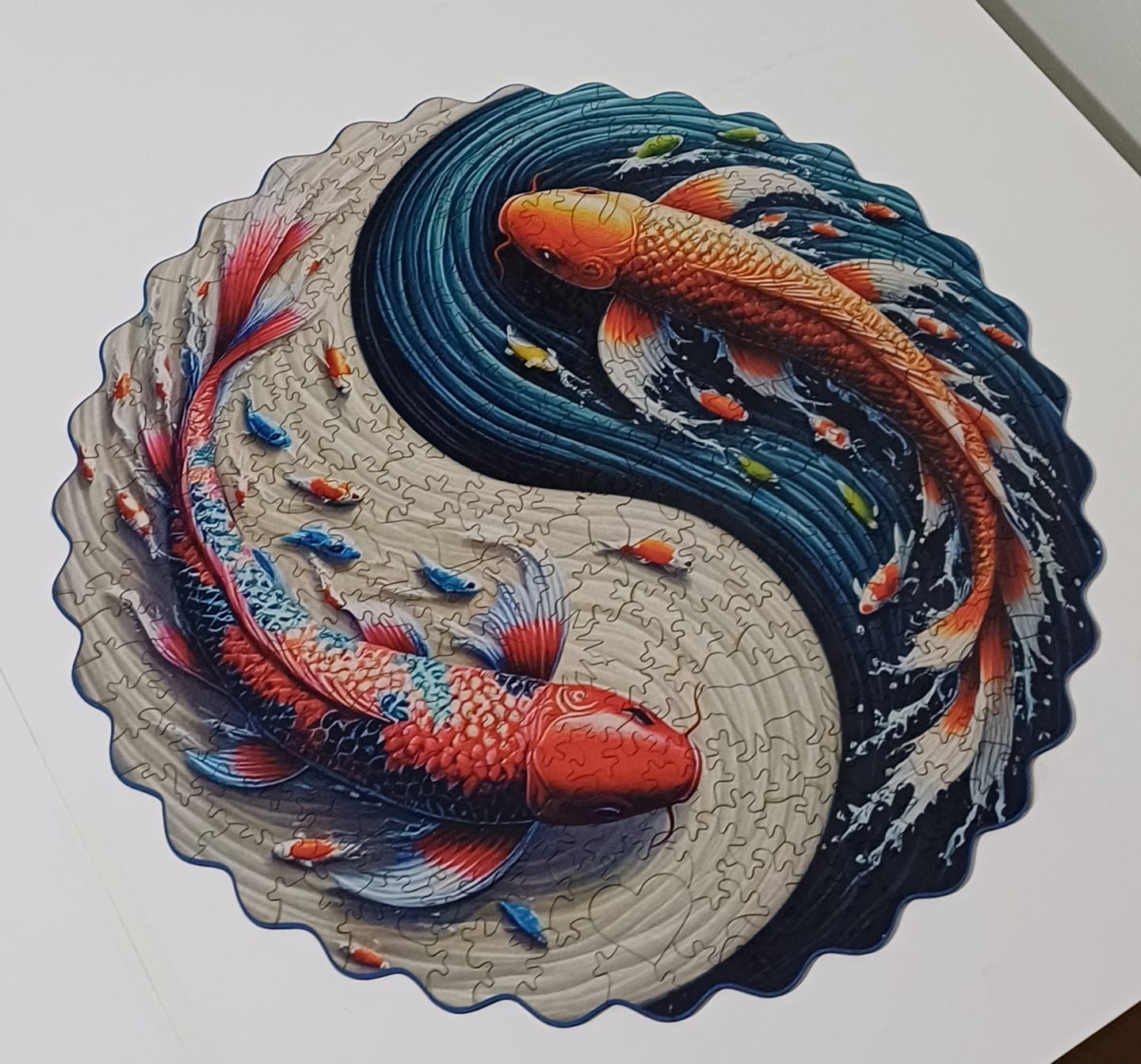 Customer photo review of Koi Yin Yang - Ahşap Puzzle