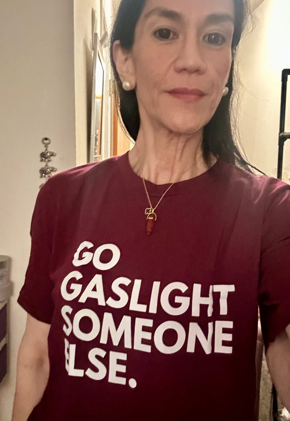 Customer photo review of Gaslight Unisex T-Shirt