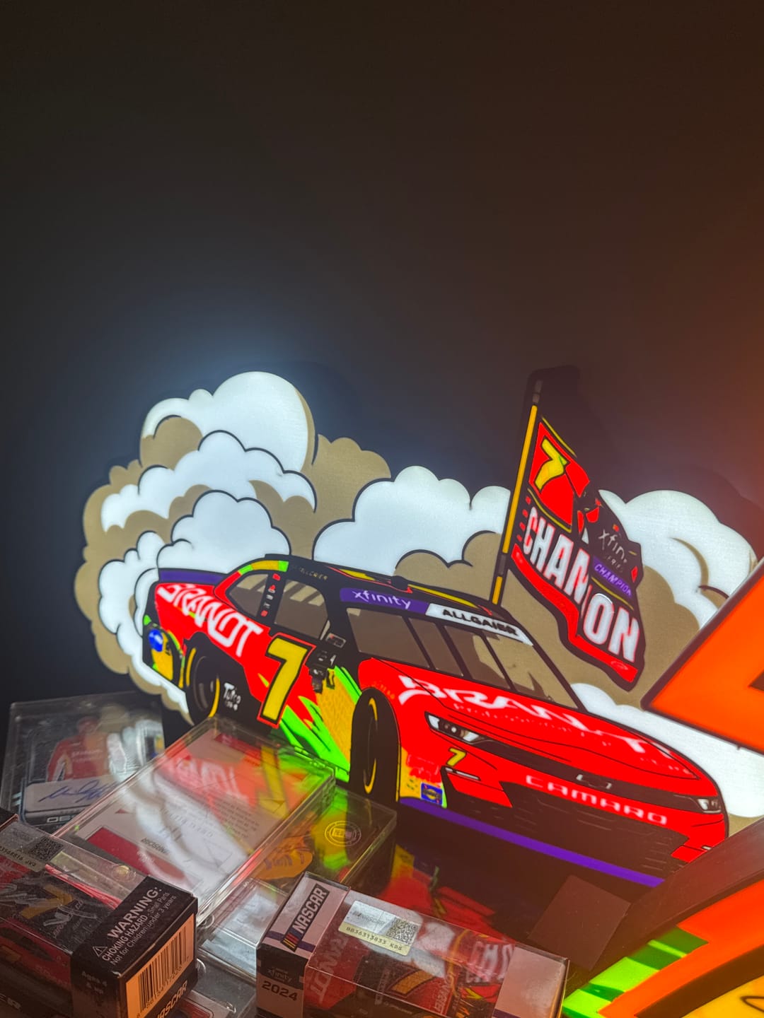 Customer photo review of #7 2024 Championship Win LED Sign