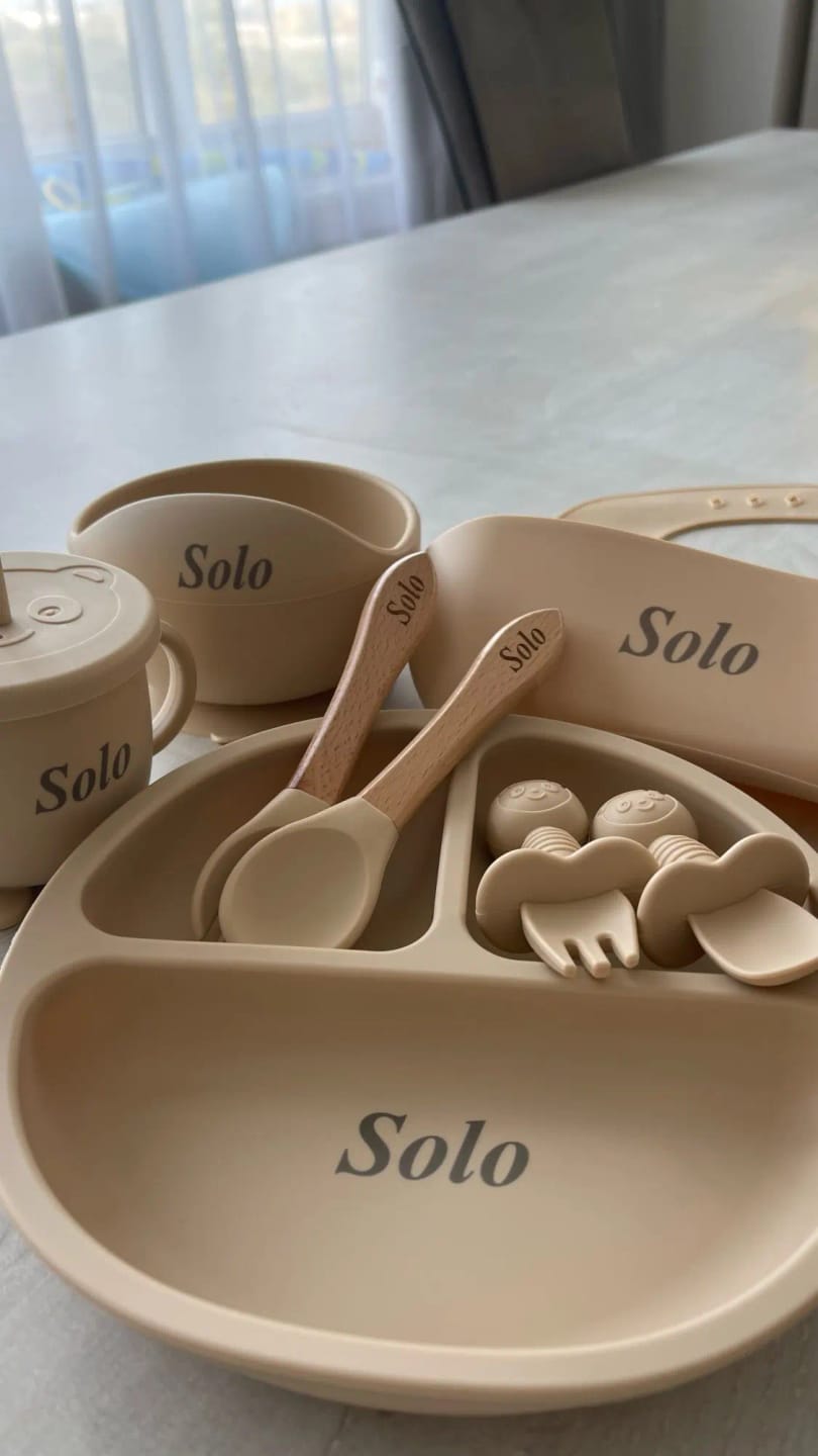 Customer photo review of Mimolo - Personalisiertes Geschirrset für Babys!