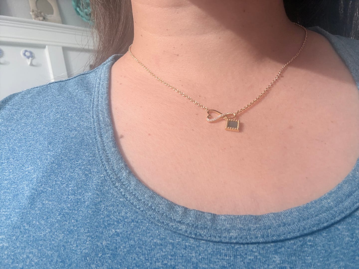 Customer photo review of Eternal Love Necklace