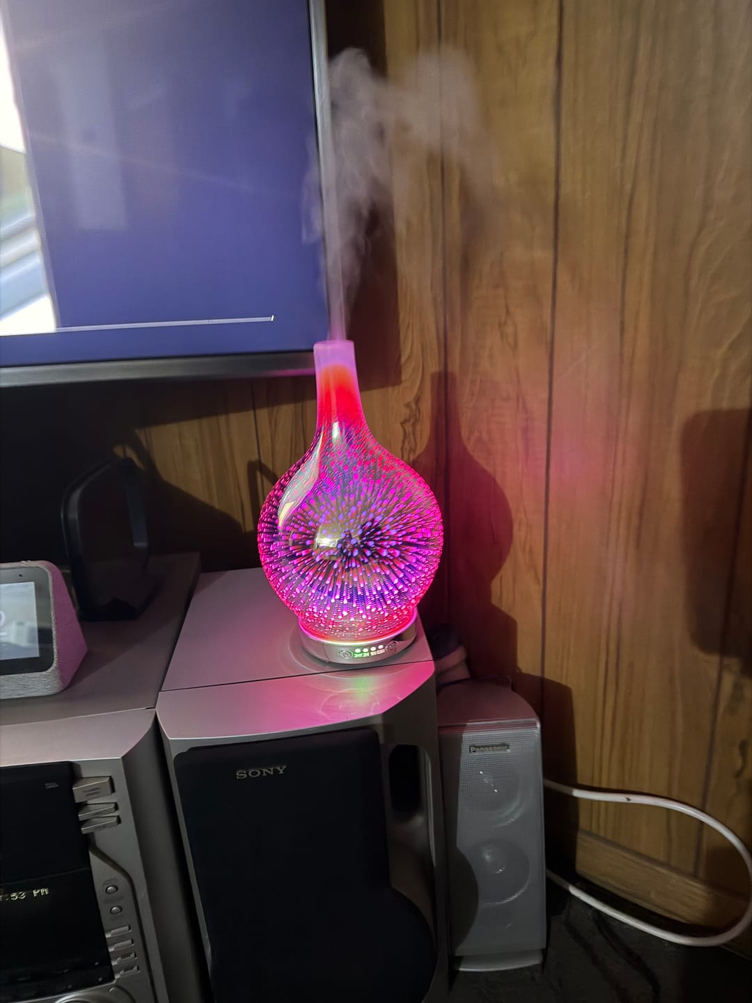 Customer photo review of Oil Aroma Diffuser 3D Glass