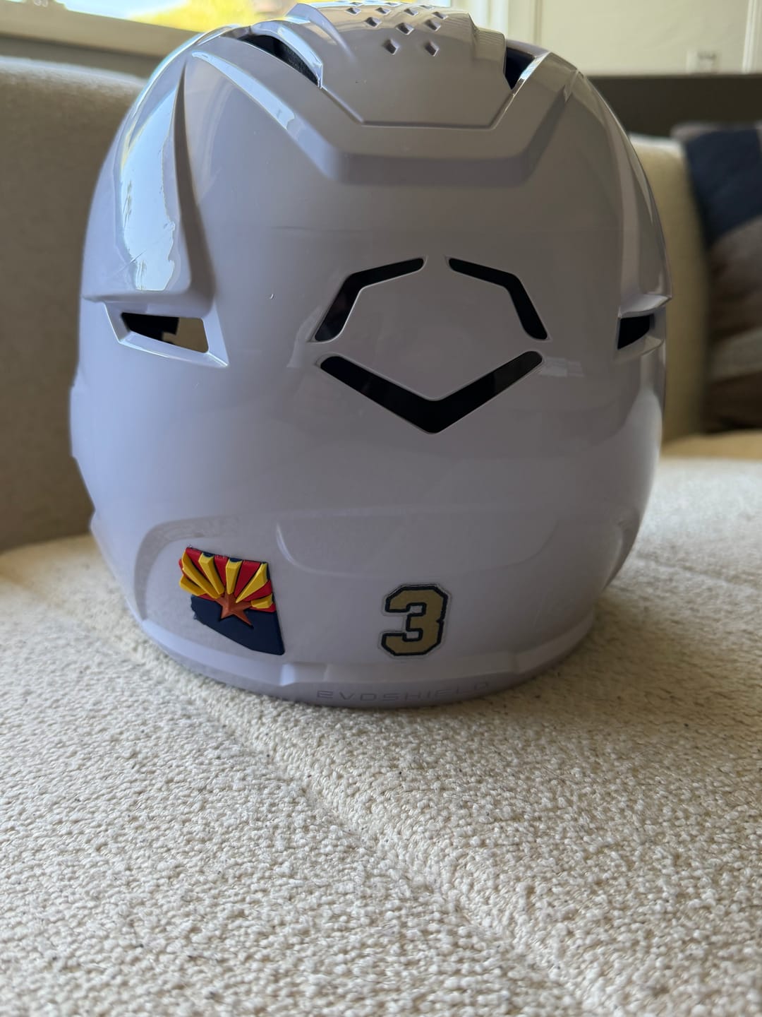Customer photo review of Helmet Number Kit