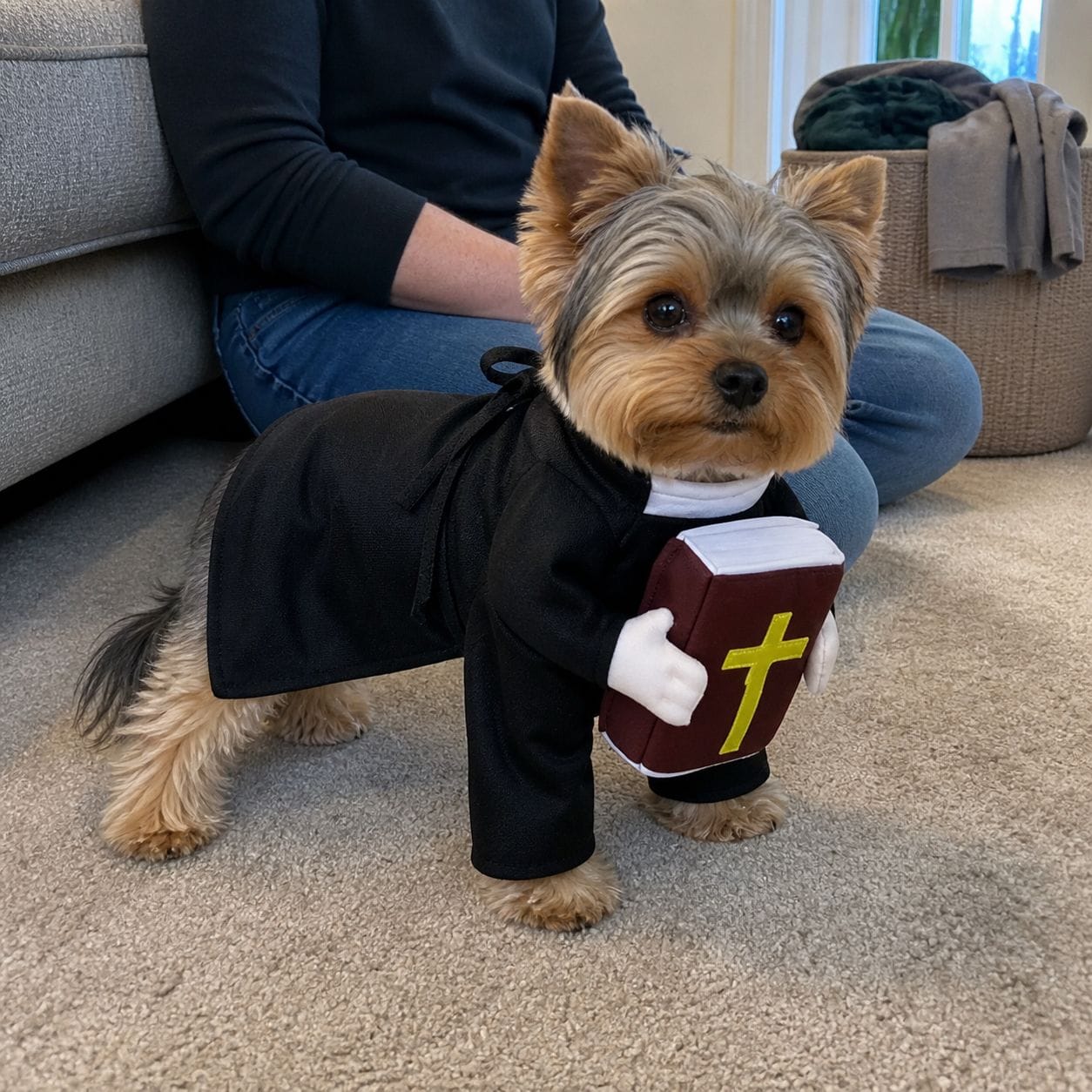 Customer photo review of Blessed Pup Costume