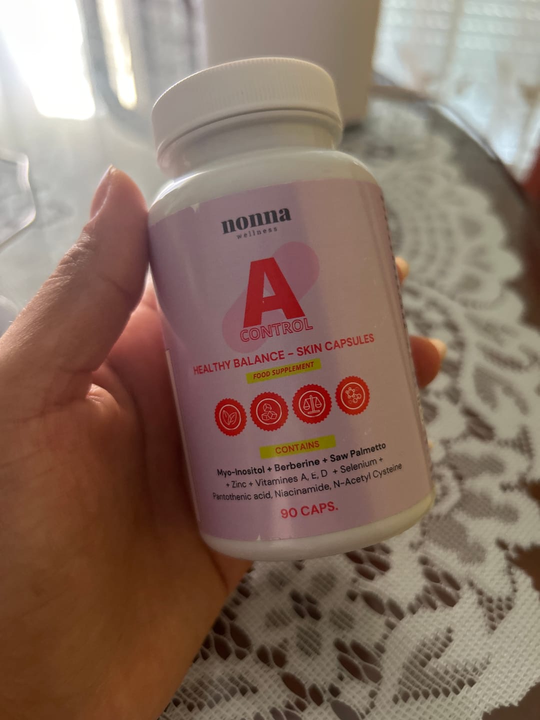 Customer photo review of A CONTROL - ACNÉ HORMONAL & RESISTENCIA A LA INSULINA