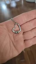 Customer photo review of Heart Name Necklace