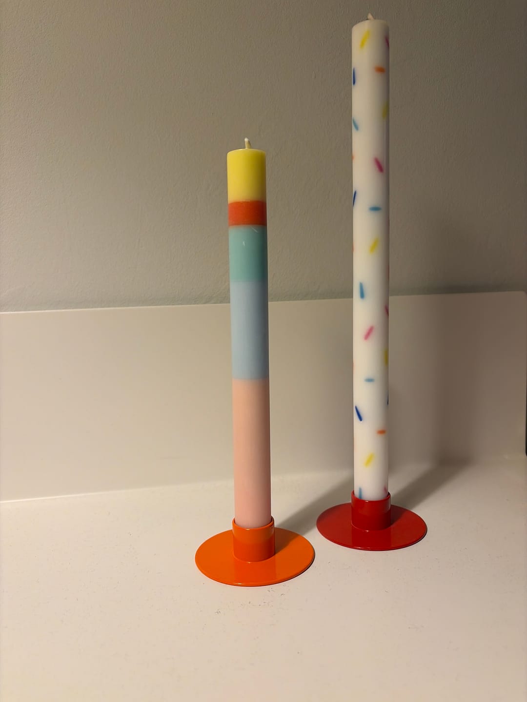 Customer photo review of Kerzenhalter POP Orange