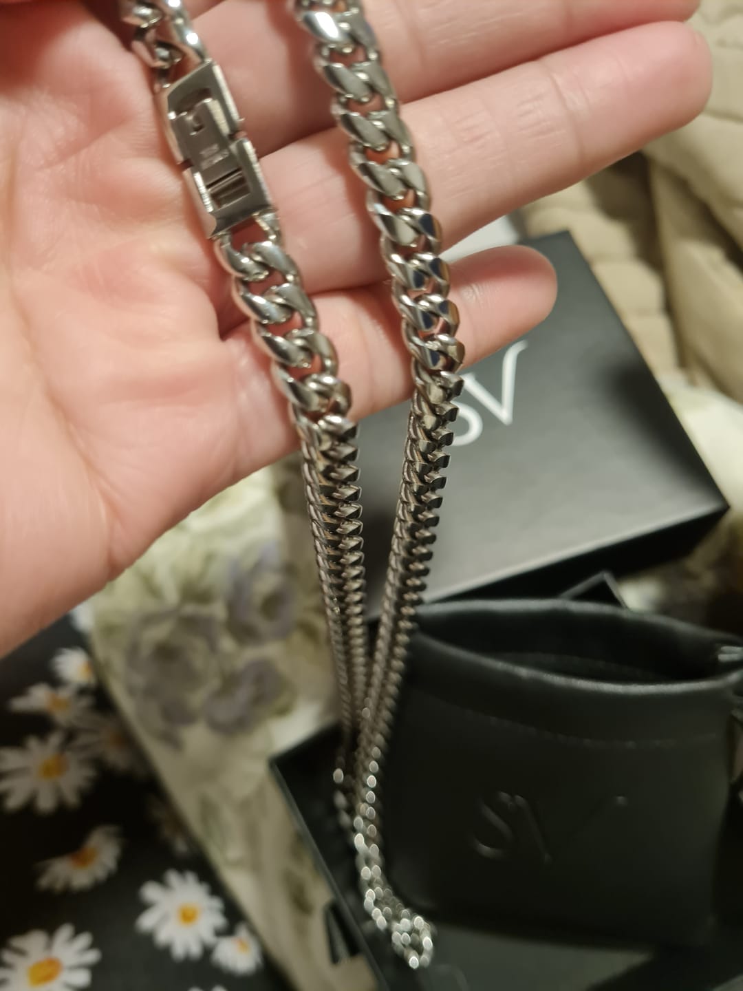 Customer photo review of Cadena Cuban Link 8mm