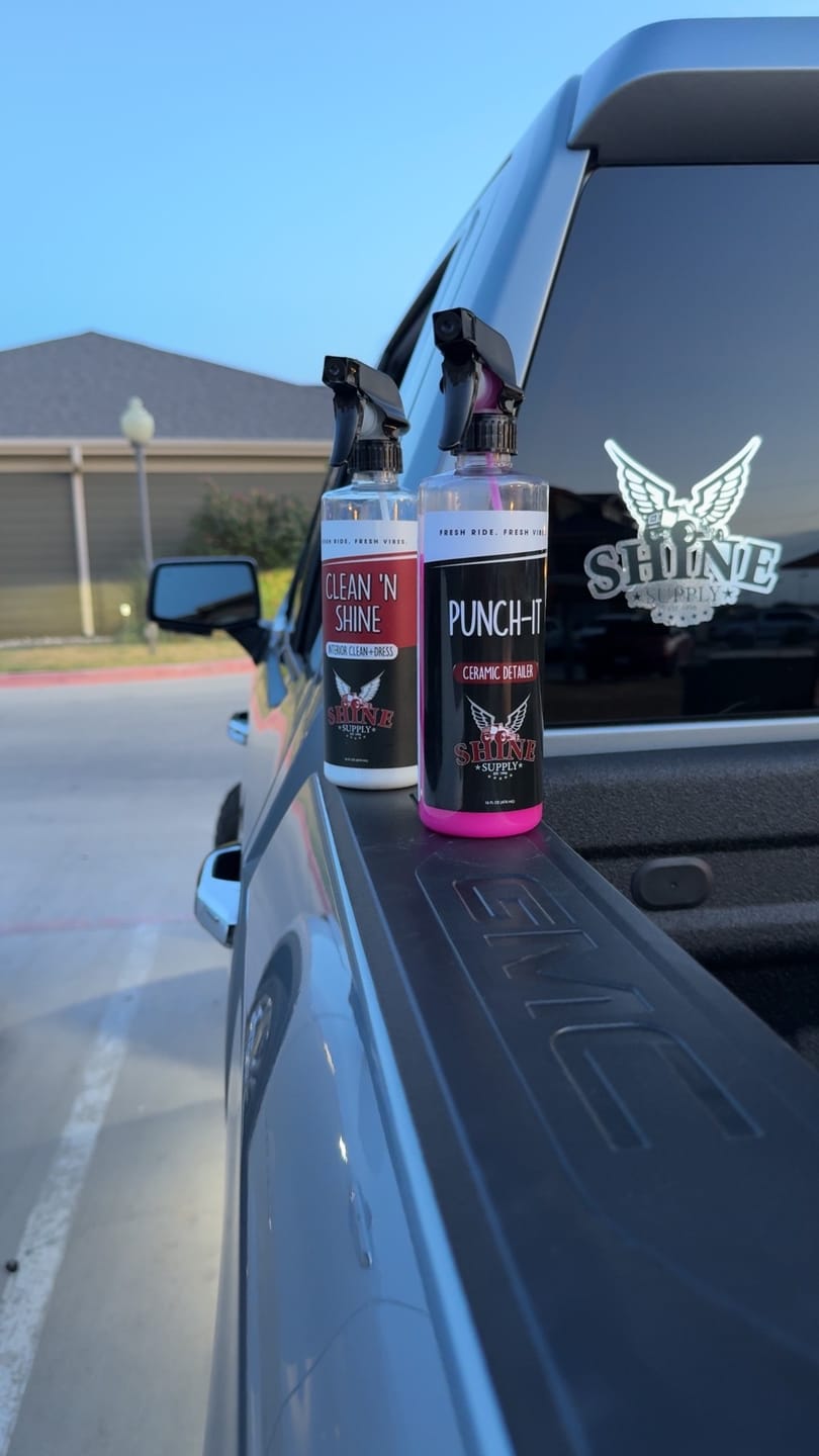 Customer photo review of Punch-It Ceramic Detail Spray - 16 oz