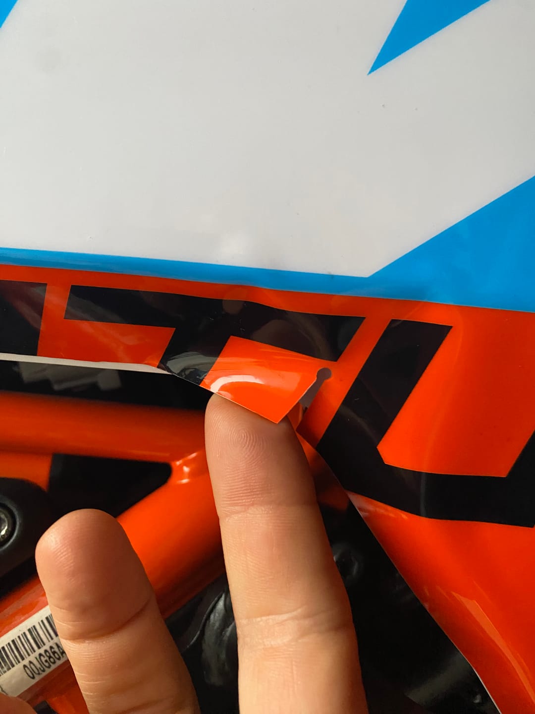 Customer photo review of KTM 390 Adventure R / X GRAPHICS - "Waypointer" (Ocean)