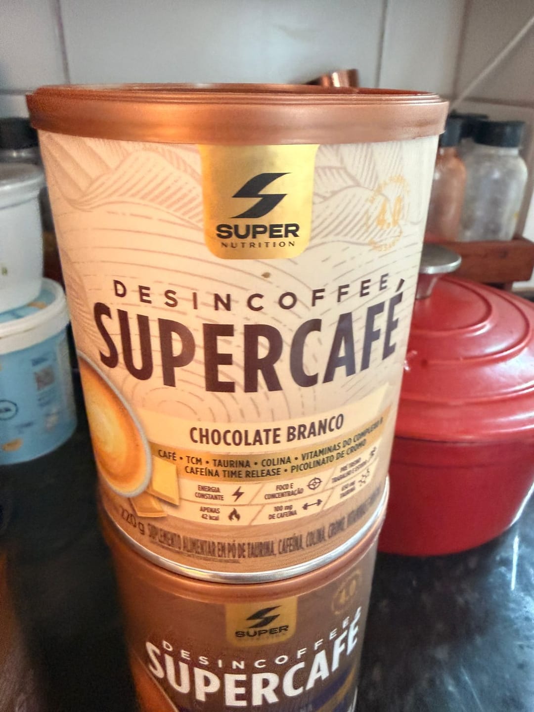 Customer photo review of Supercafé Chocolate Branco