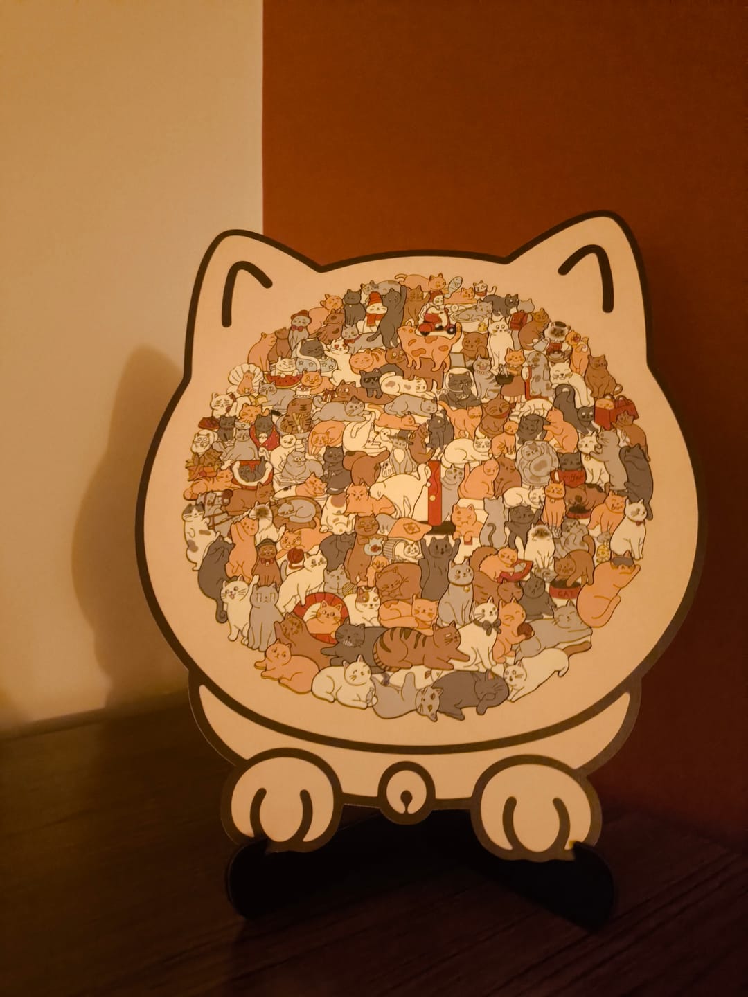 Customer photo review of PuzzPati® Ahşap Kedi Puzzle