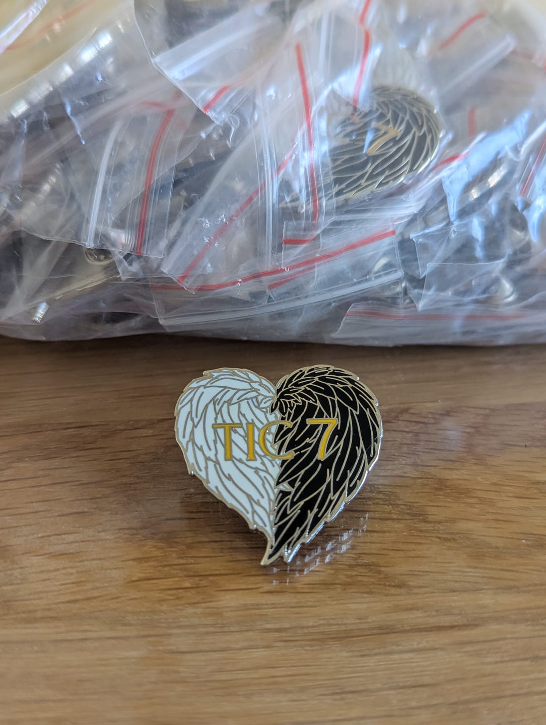 Customer photo review of Custom Enamel Pins