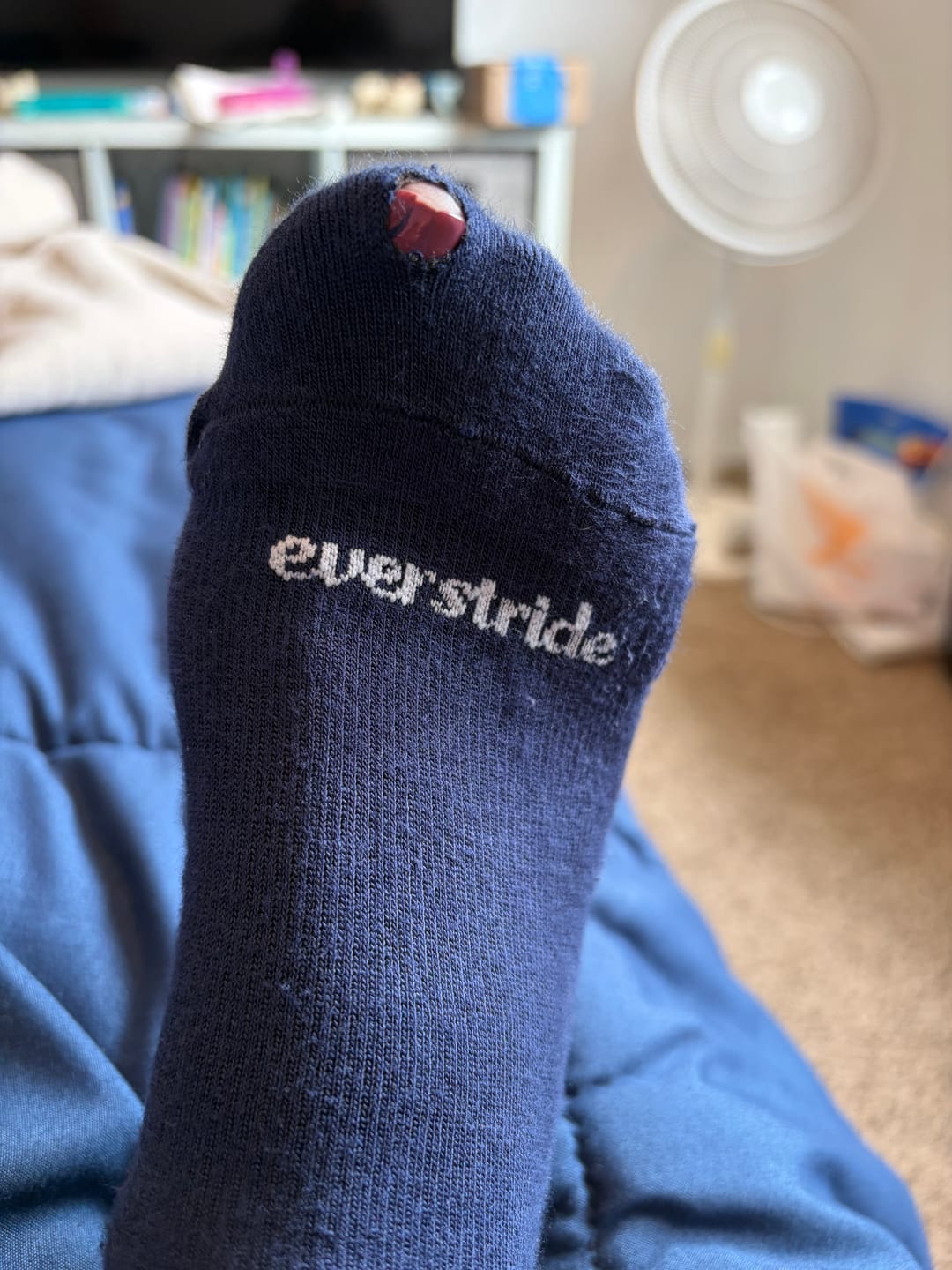 Customer photo review of Bamboo Wide Compression Socks