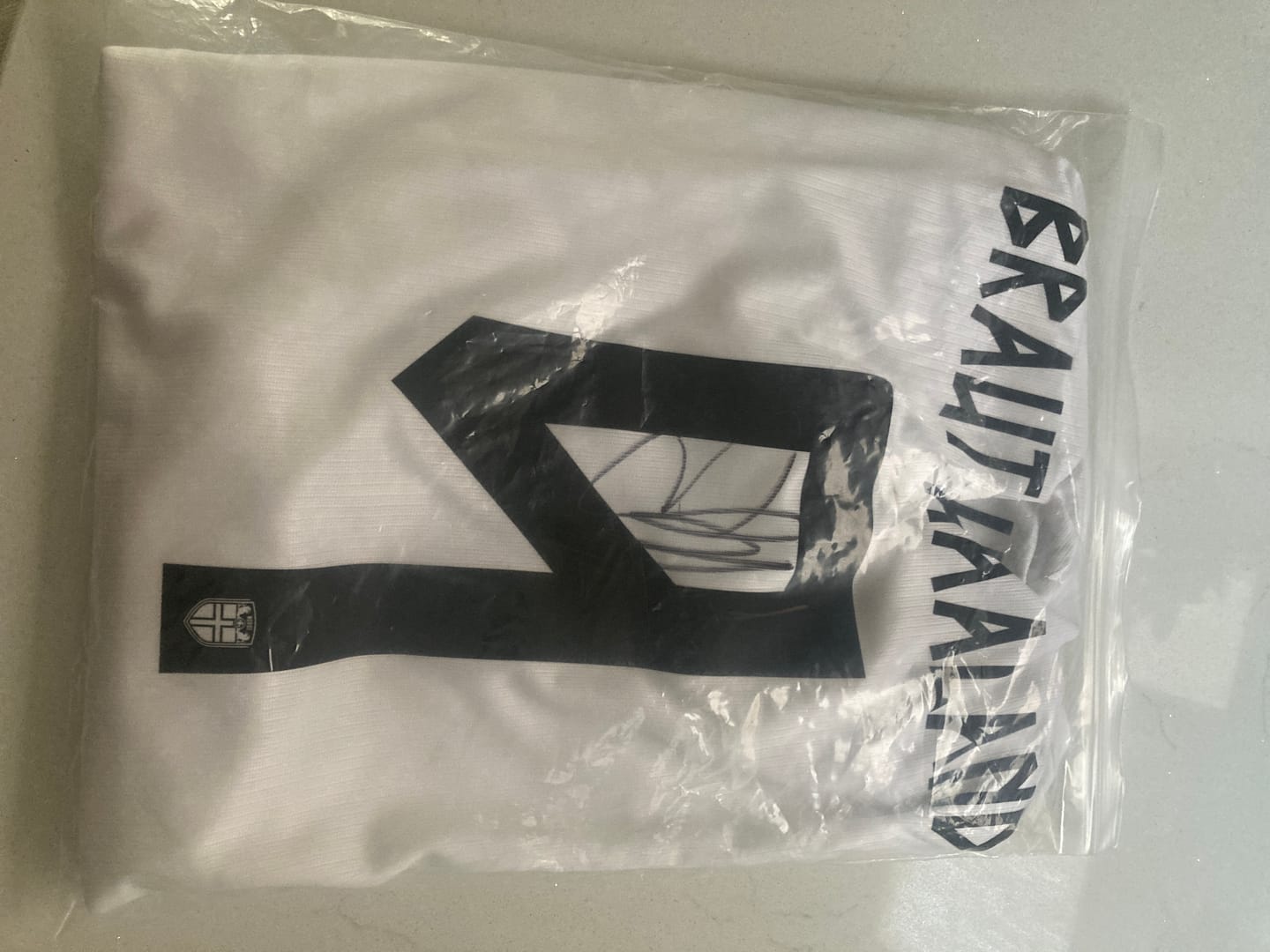 Customer photo review of Norway World Cup 2026 Erling Braut Haaland #9 White Football Jersey