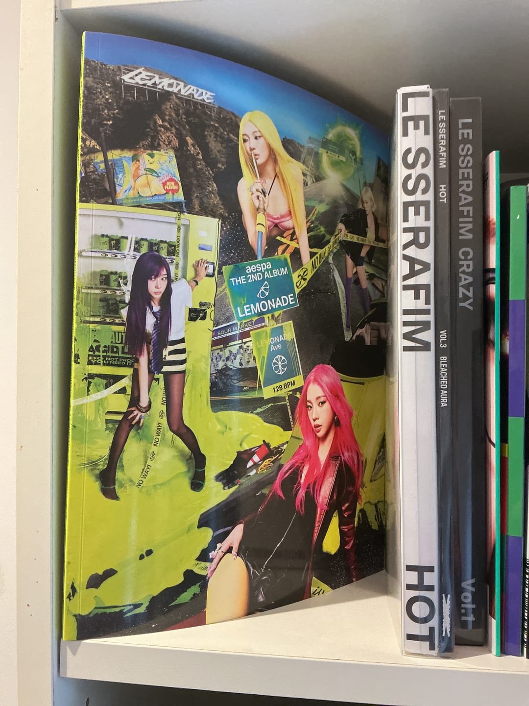 Customer photo review of AESPA - 2ND ALBUM [LEMONADE] (LEMONADE Ver.) (RANDOM VER.)