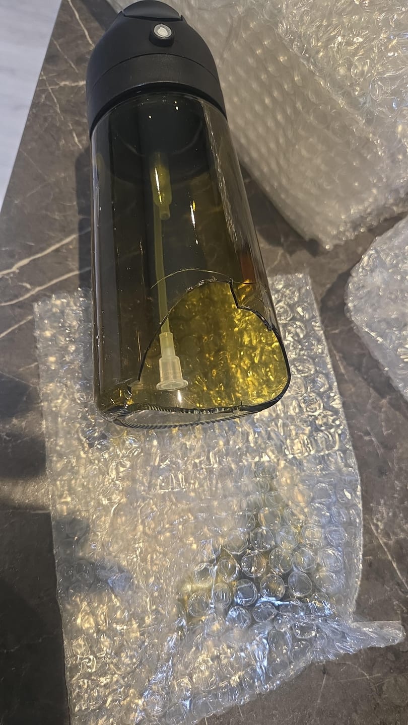 Customer photo review of 2 in 1 Oil Dispenser