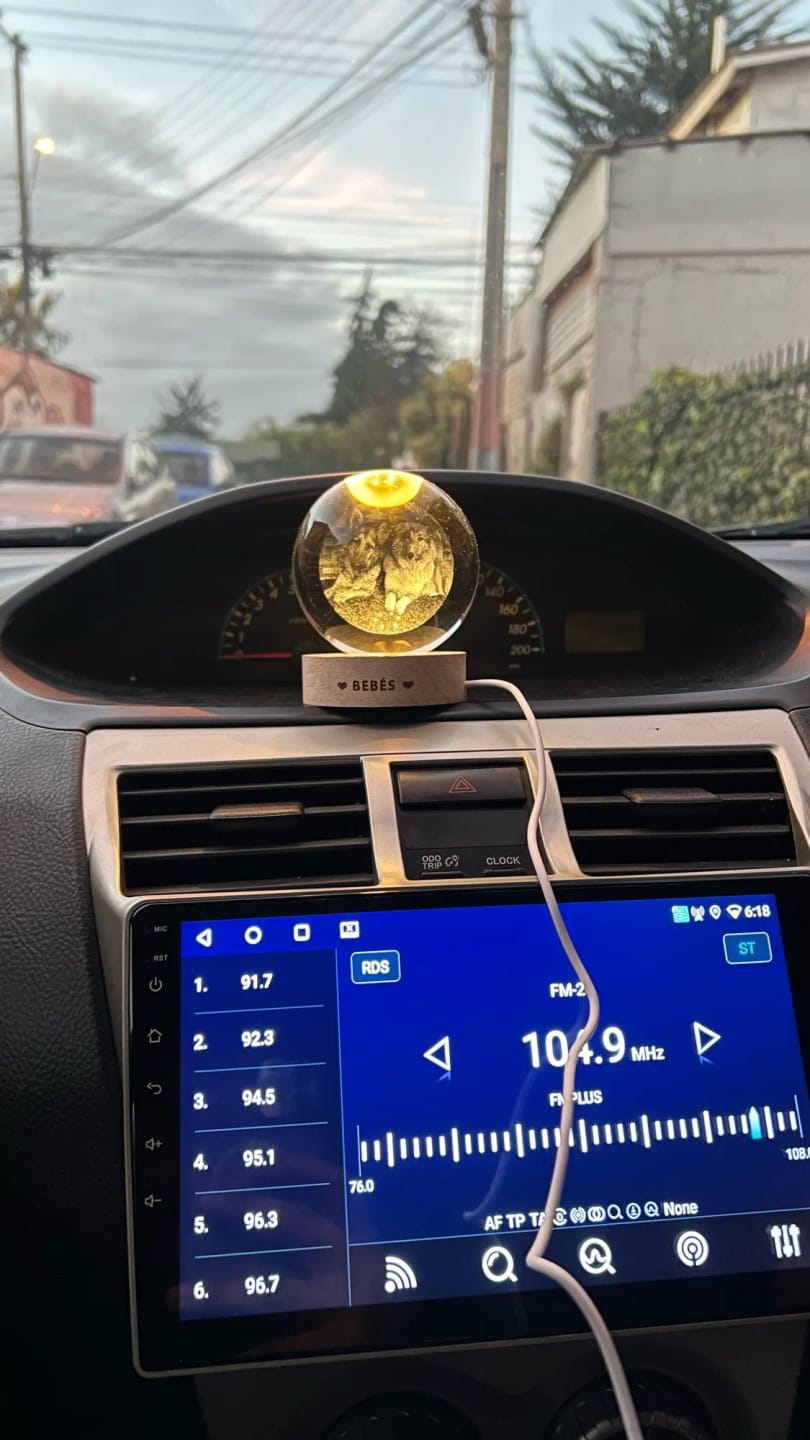Customer photo review of Esfera Personalizada