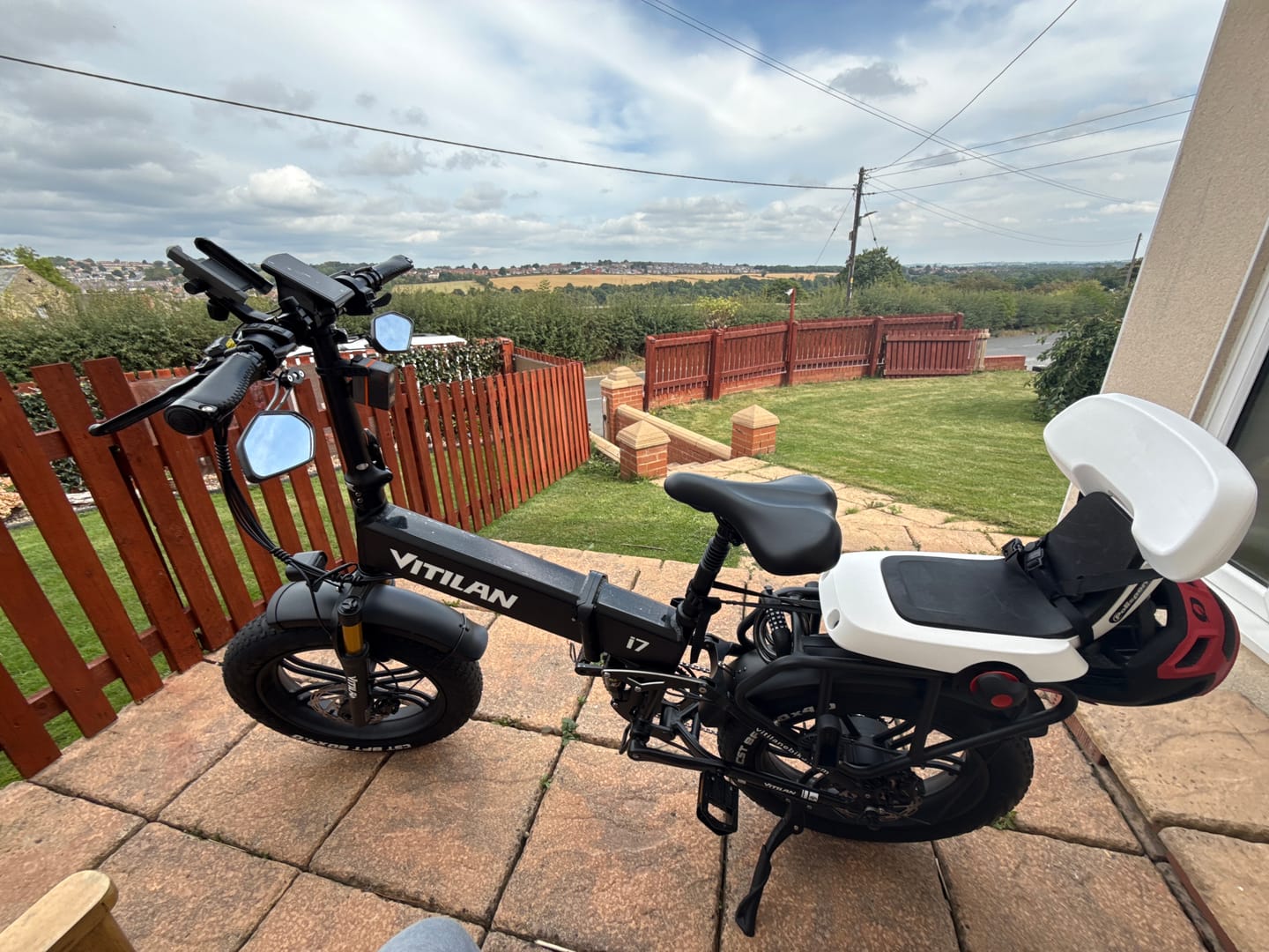 Customer photo review of I7 Pro 3.0 Folding Full Suspension Electric Bike