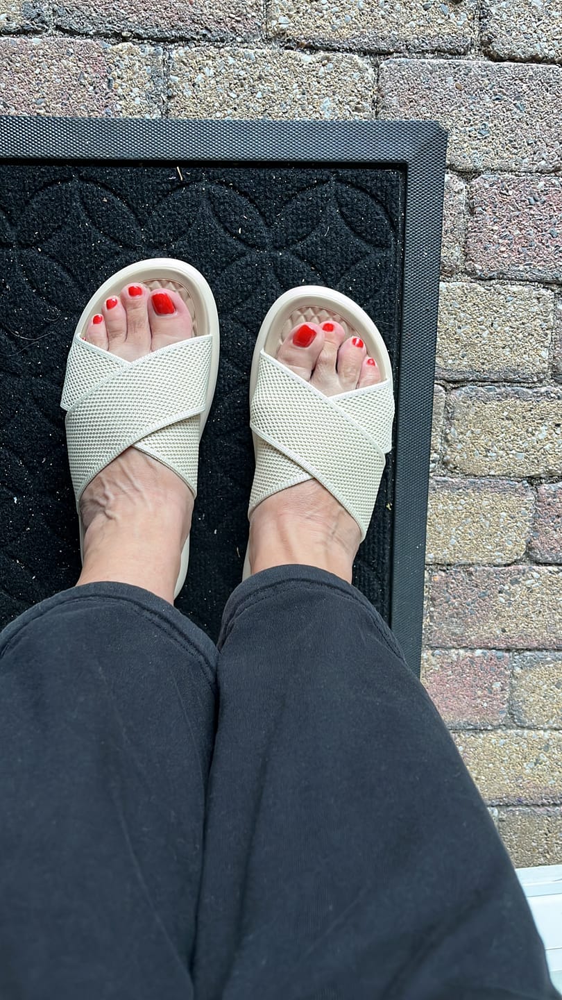 Customer photo review of HappySandals Stockholm