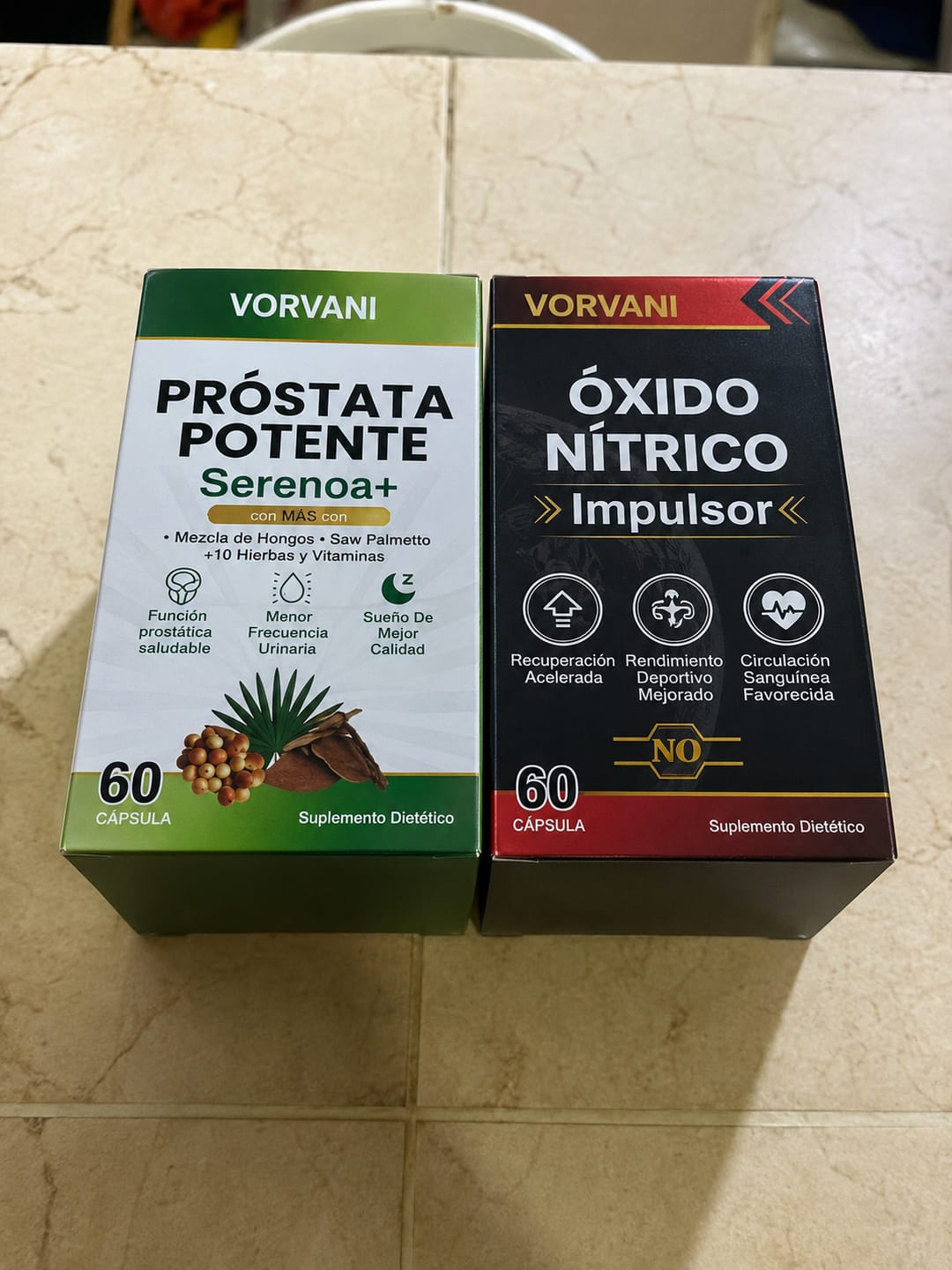 Customer photo review of Fórmula VORVANI Hombres™