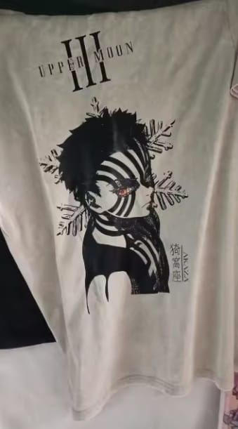 Customer photo review of Shinazugawa Sanemi Demon Slayer Tshirt