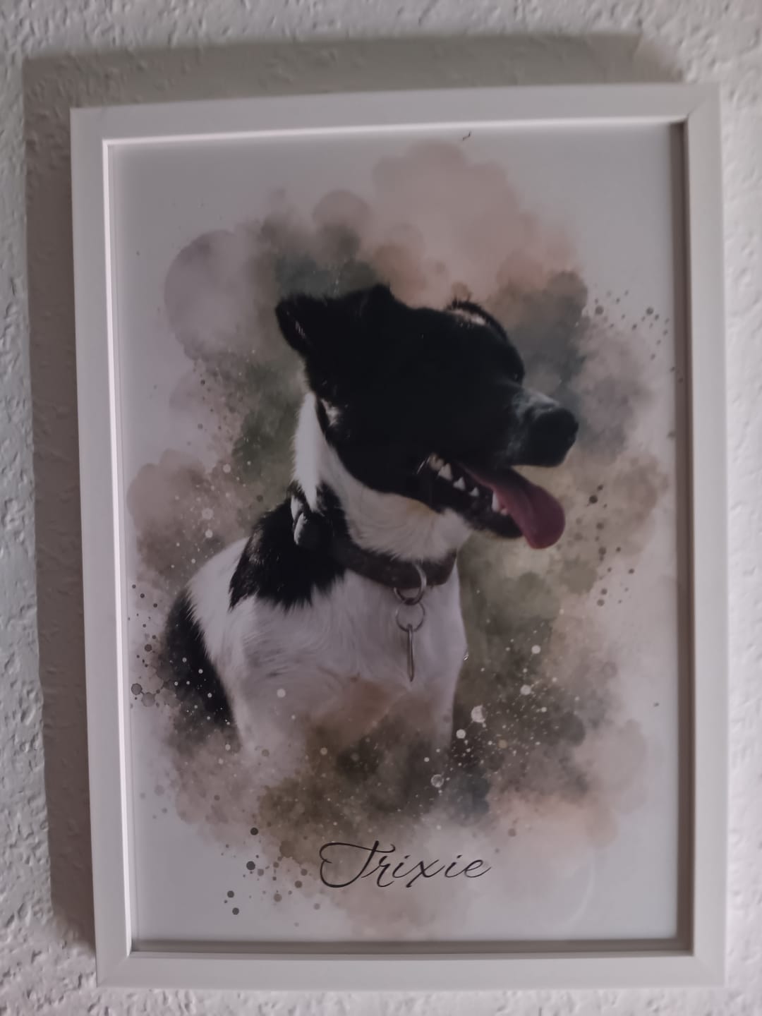 Customer photo review of Dein Haustier als Kunstwerk – mit Live-Vorschau, als Poster oder Leinwand