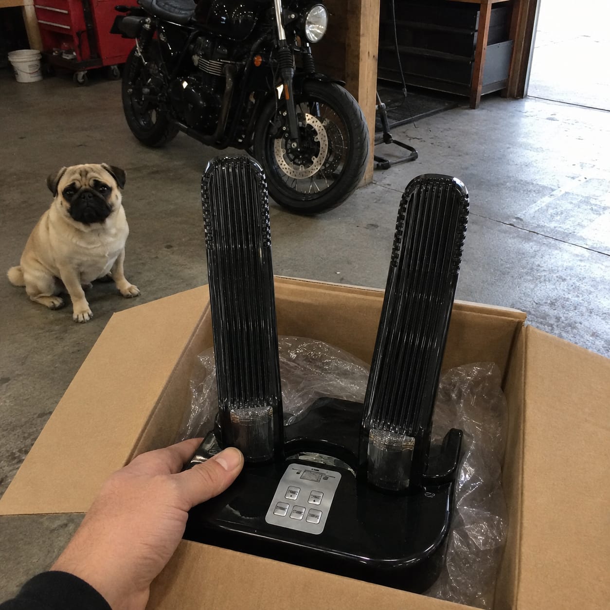 Customer photo review of Helmet Care Machine