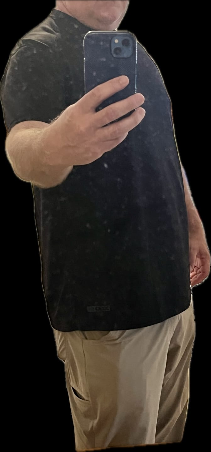 Customer photo review of Lightweight Performance T-Shirt (PH1)