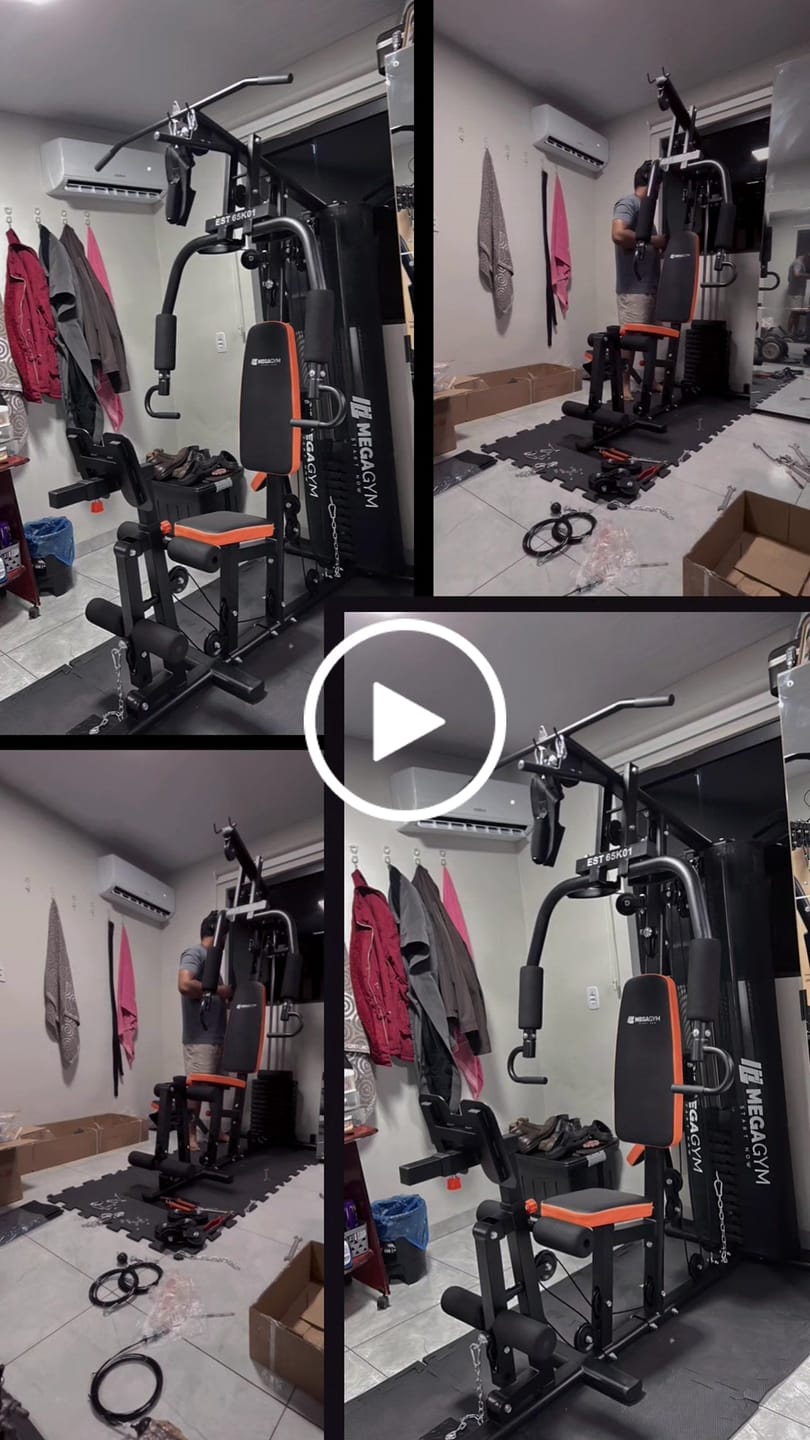 Customer video review of Estação de Musculação Multifuncional UrbanFit 65k