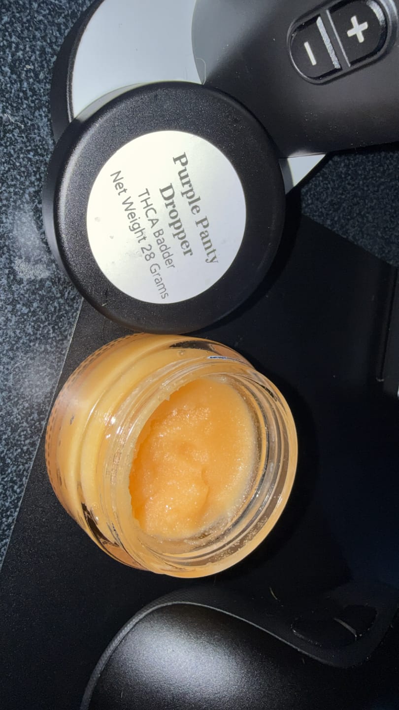 Customer photo review of Purple Panty Dropper | THCA Badder