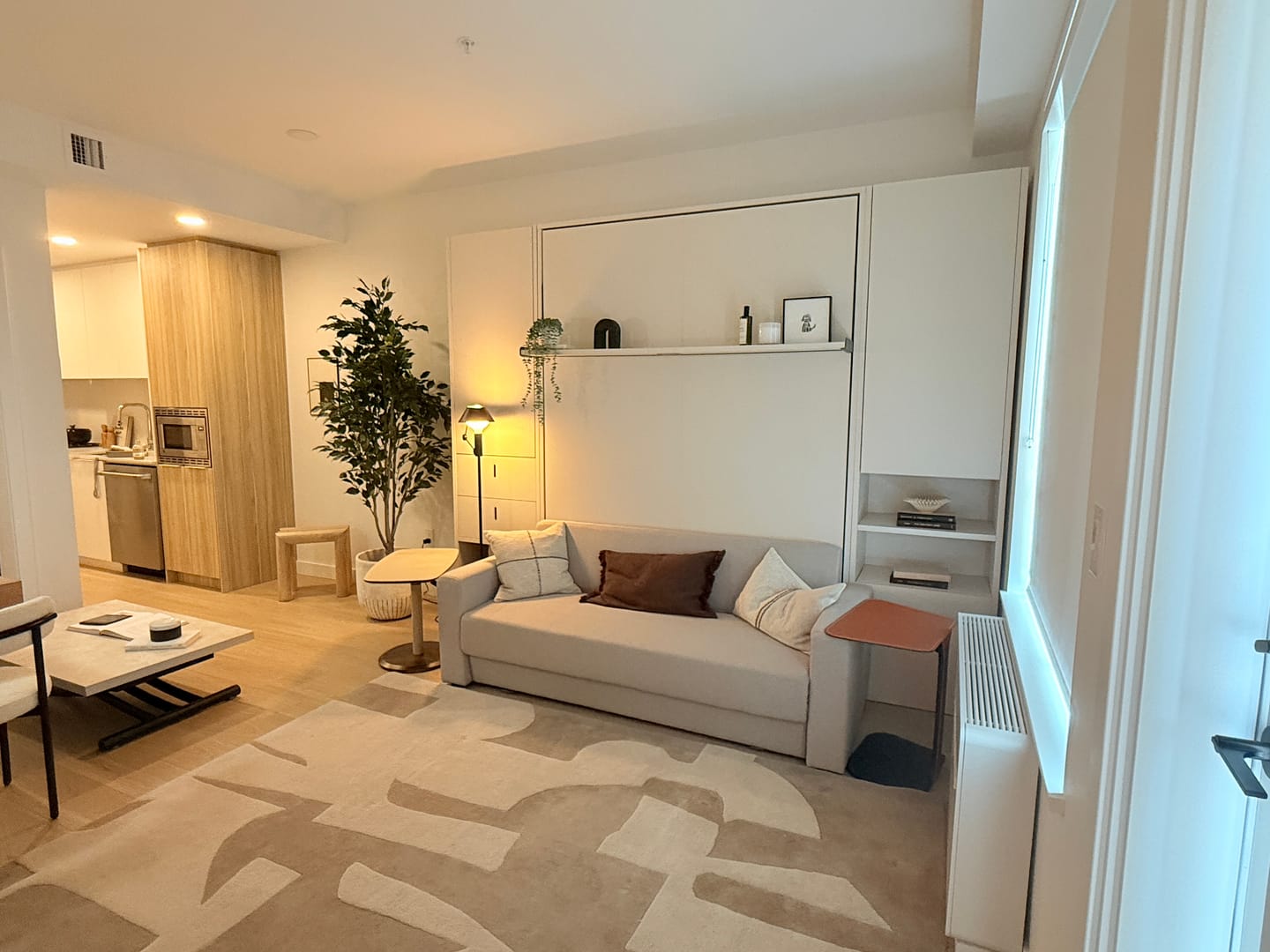 Customer photo review of Cuddle Wall Bed with Sofa