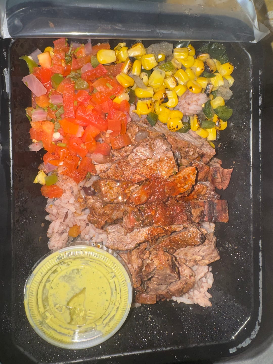 Customer photo review of Steak Burrito Bowl