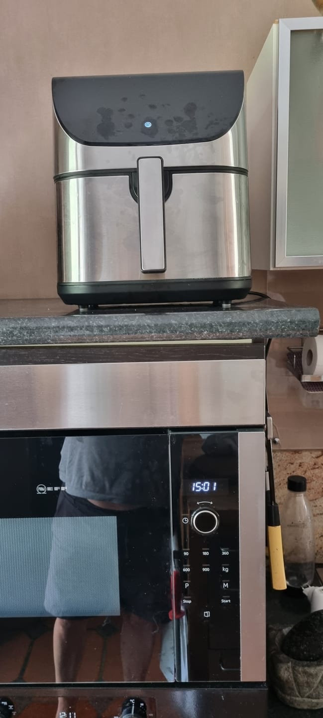 Customer photo review of Oryzom AirCrisp Pro – Technologie à air chaud à 360° de 1 700 W pour des repas rapides et sains