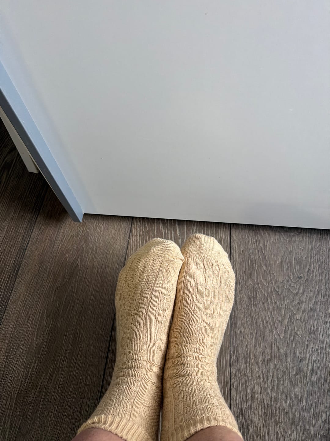 Customer photo review of 6 Pairs Women Winter Solid Wool Socks