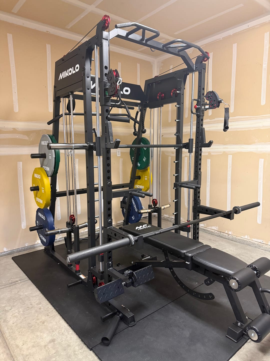 Customer photo review of M4-2.0 Ultra All-In-One Functional Home Gym Smith Machine (UPGRADED)