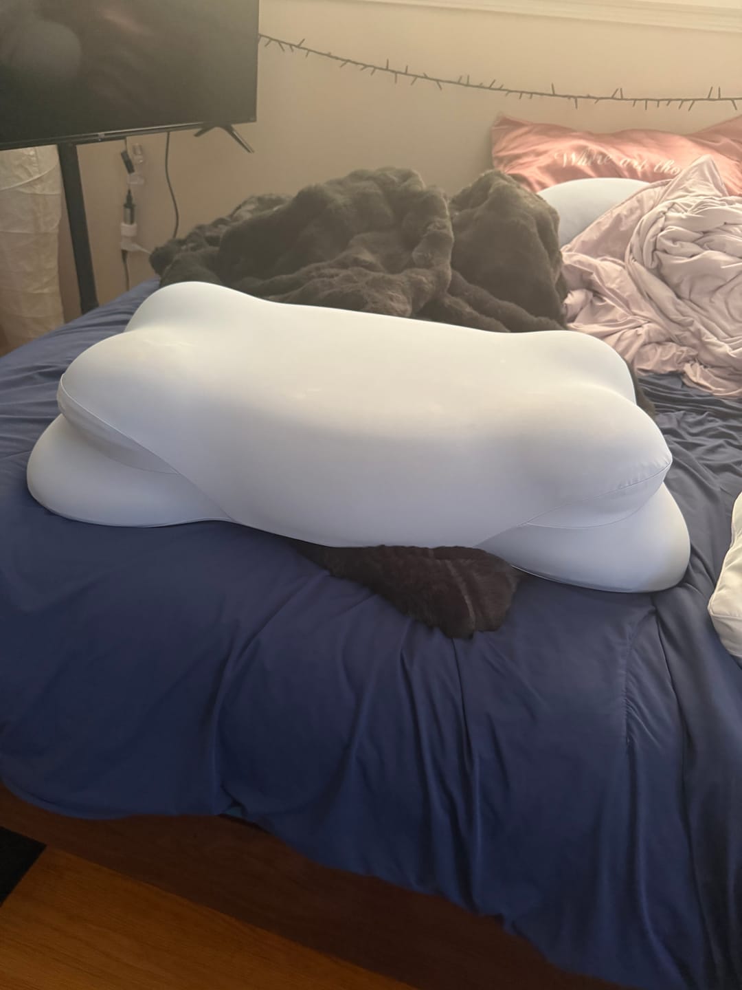Customer photo review of CloudAlign™ Pillow