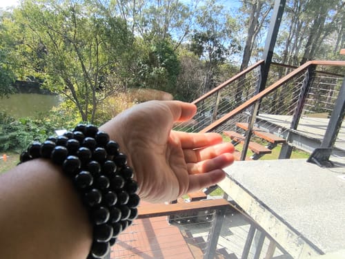 Customer photo review of Selavra Garnet Bracelet