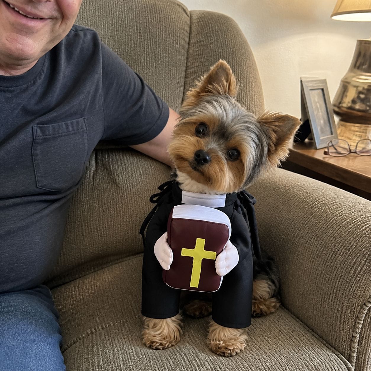 Customer photo review of Blessed Pup Costume