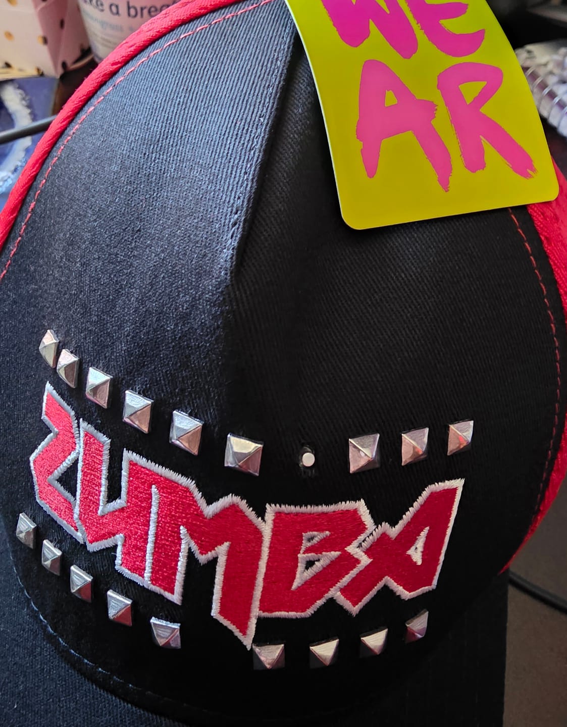 Customer photo review of Rock 'n' Roll Curved Brim Mesh Hat