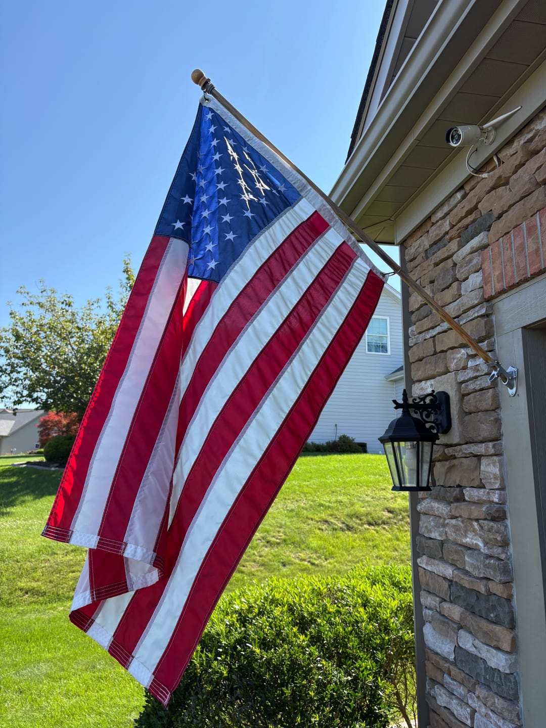Customer photo review of 3' x 5' American Flag