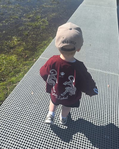 Customer photo review of Untamed Layer tee
