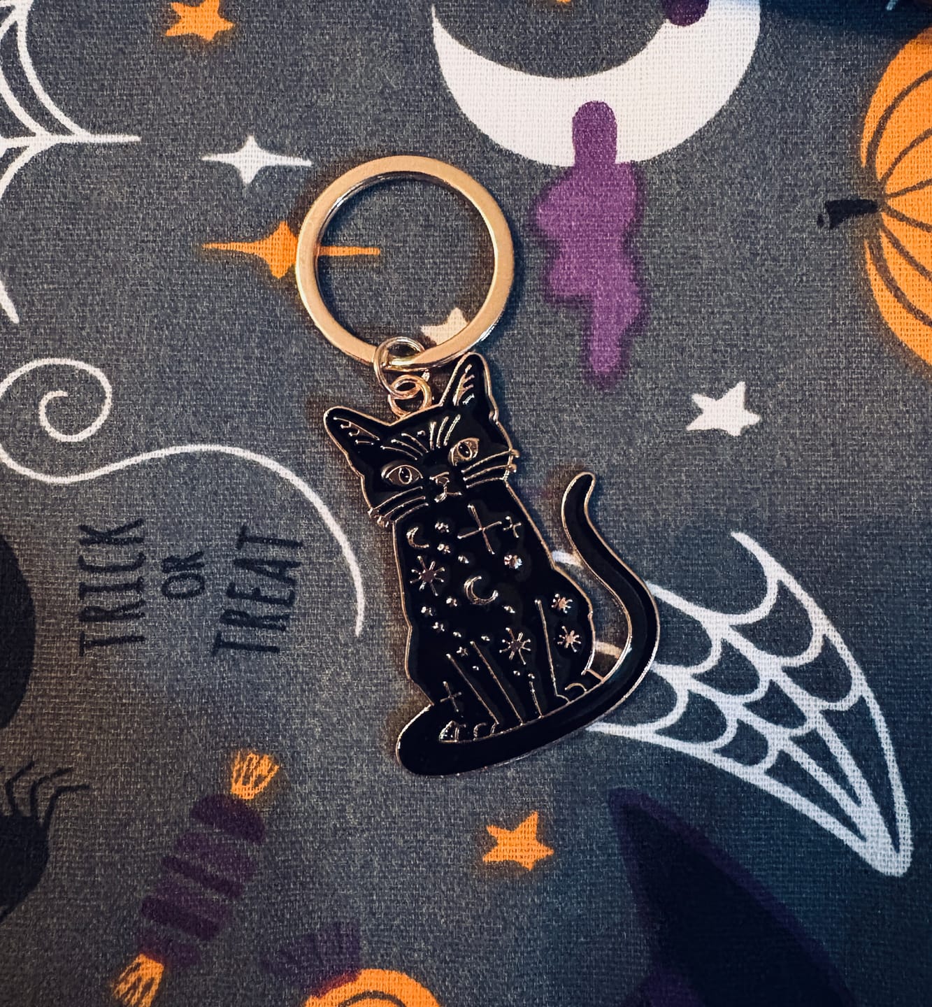 Customer photo review of Schwarze Katze Schlüsselanhänger – Beschützender Glücksbringer