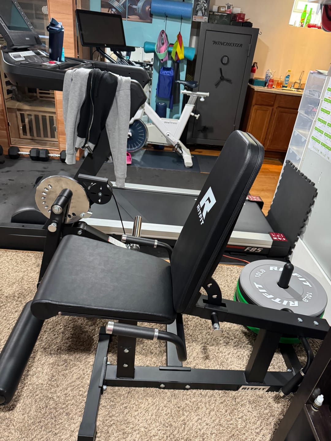 Customer photo review of RitFit Color Olympic Bumper Weight Plates - 2-Inch