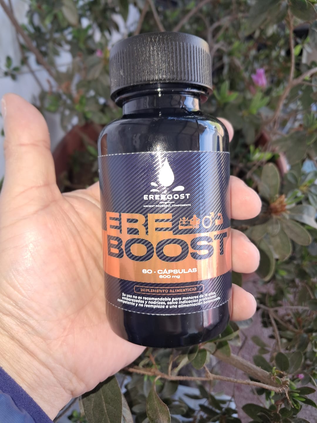 Customer photo review of EREBOOST | 60 Cápsulas | Pack 3 meses
