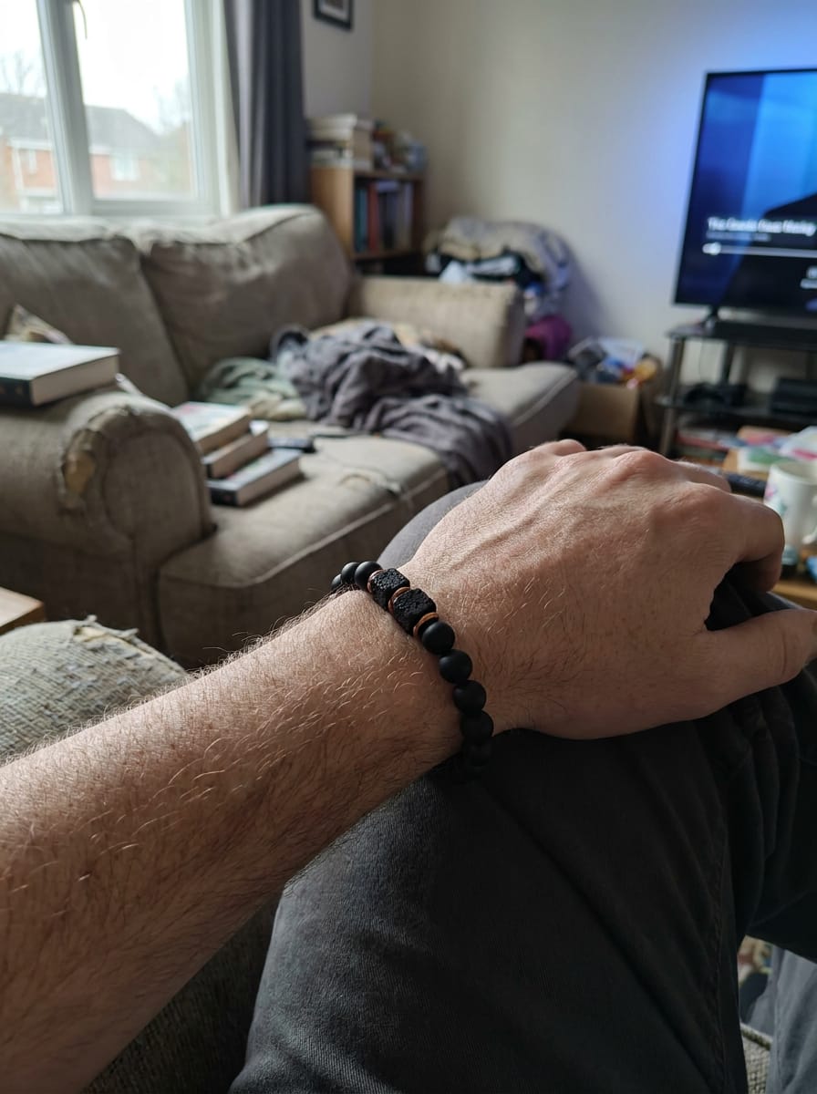 Customer photo review of Volcanic Stone Bracelet
