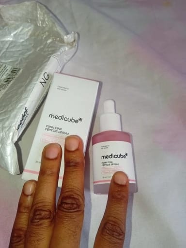 Customer photo review of KIT. Medicube PDRN Sérum + crema + Stick