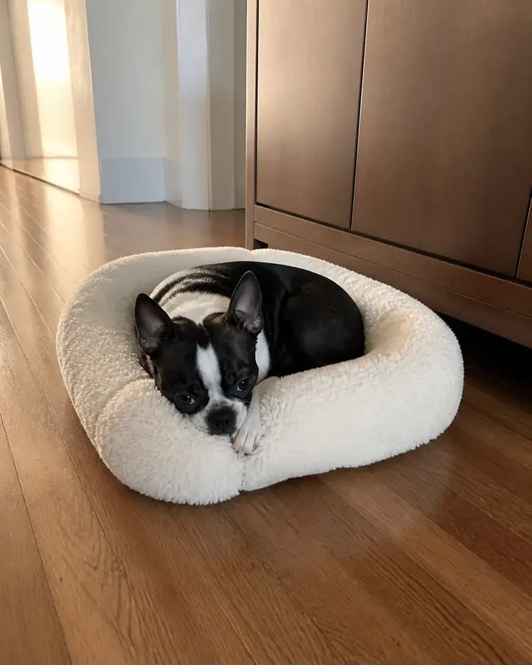 Customer photo review of ComfortCradle Orthopedic Dog Bed