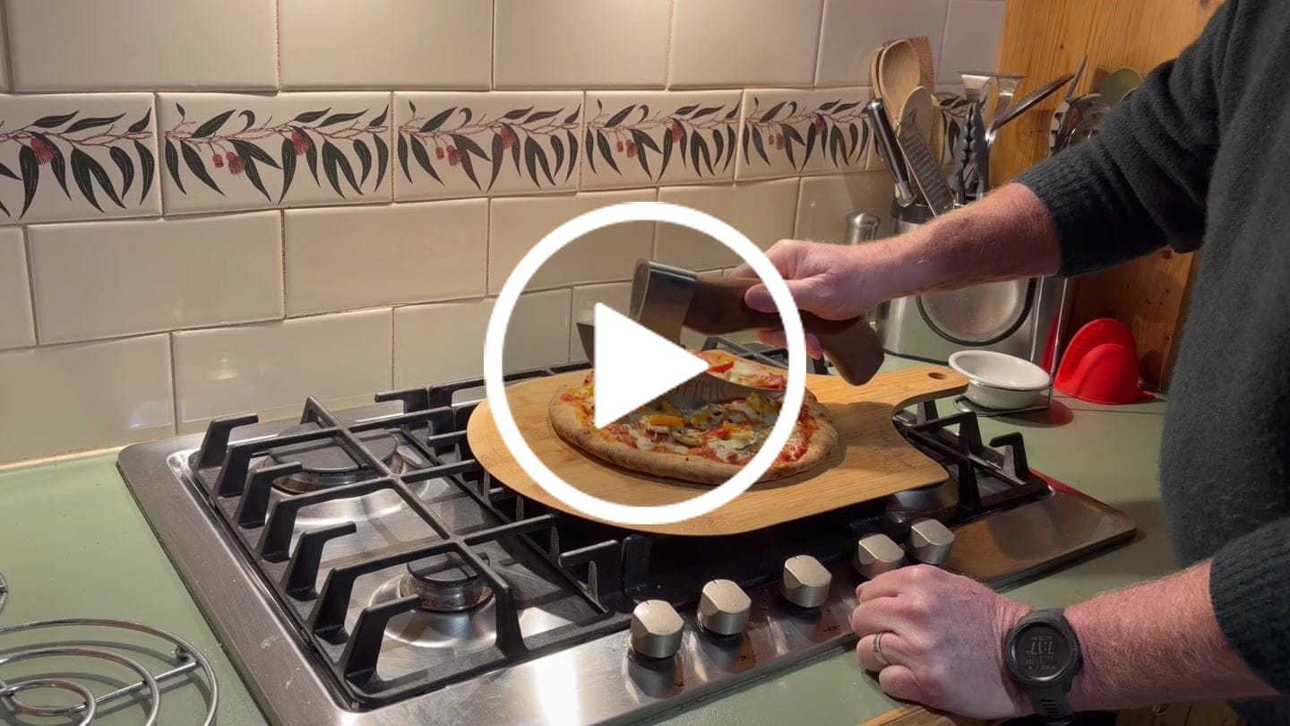 Customer video review of The Viking Pizza Cutter