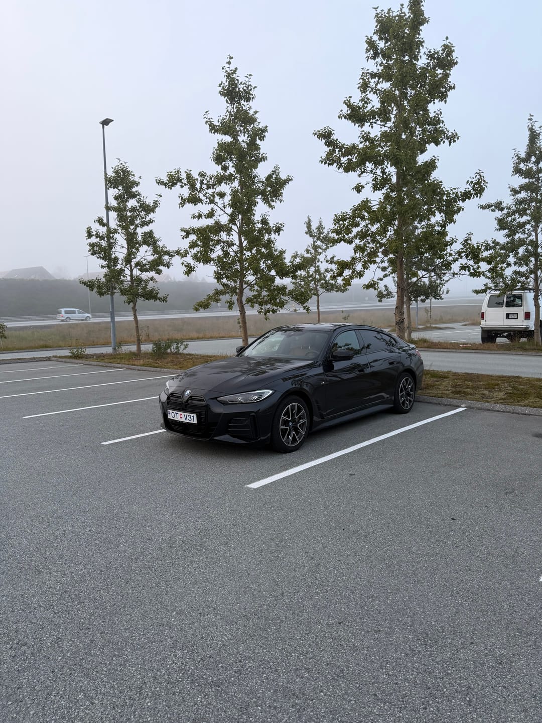 Customer photo review of BMW i4 G26 Gloss Black Double Slat Front Grill (2020-2023)